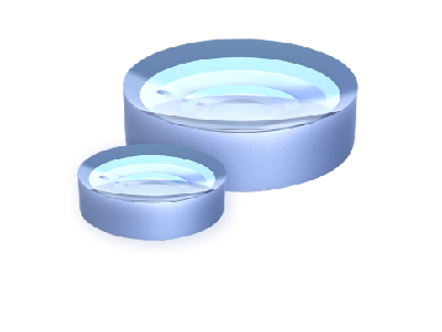 平凹透镜，D9.0mm，F=-9.0 mm，材料：N-SF11，AR/AR@1050-1700 nm