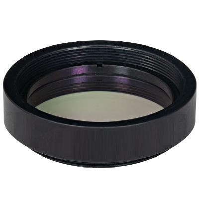 平凸透镜，D25.0 mm，F=100.0 mm，材料：N-BK7，AR/AR@400-1100 nm，安装于内径25.4 mm的标准透镜套筒
